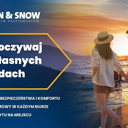Sun & Snow, Gdansk Bursztynowa 公寓 格但斯克